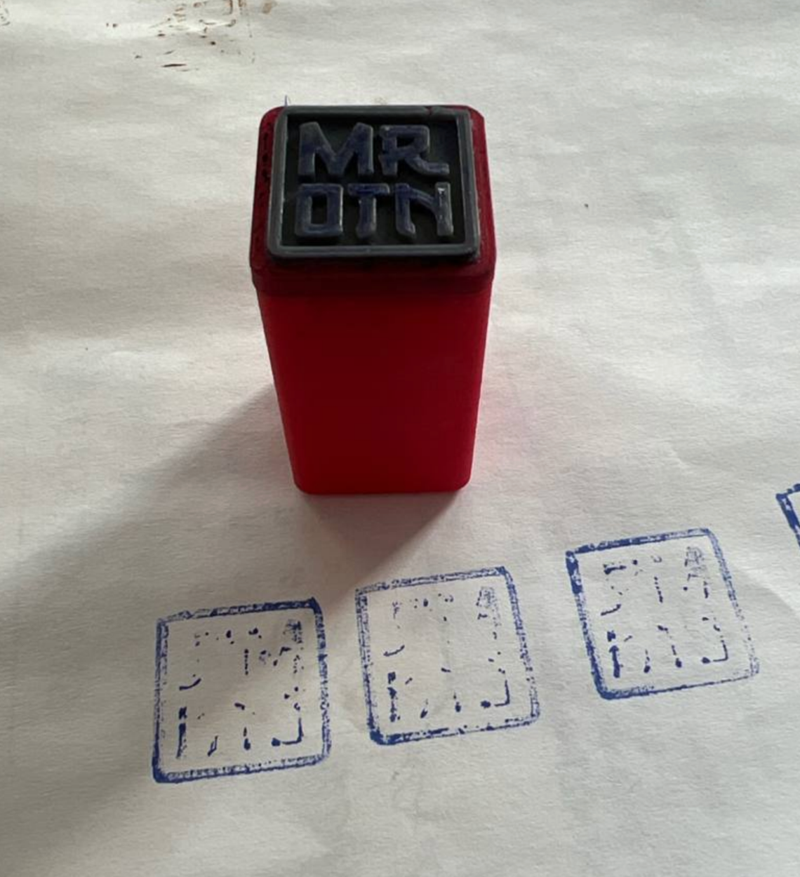 Печать владельца