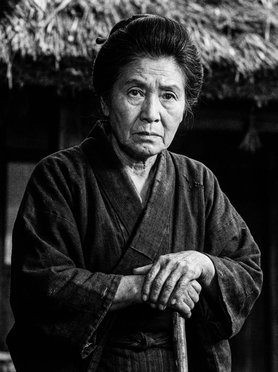 Тётушка Ёсими, вдова старосты Гисаку